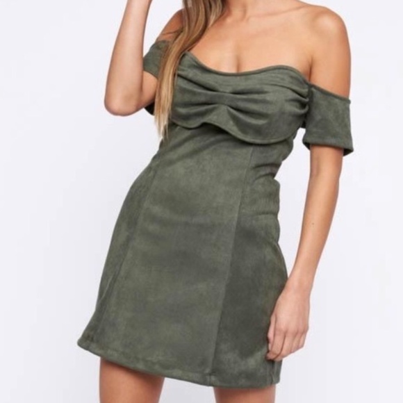 Urban Outfitters Lioness Win Some, Lose Some Dress in Olive Green Size XS - Picture 1 of 12
